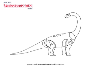 Dinosaur Kindergarten worksheets