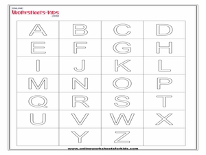 Letters Alphabet Chart