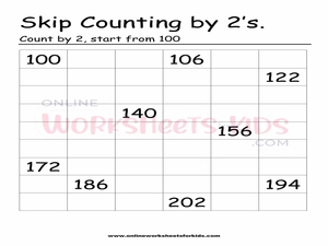 Skip Counting Worksheets Kindergarten worksheets